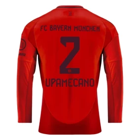 FC Bayern München Upamecano Hemmatröja 2024/2025 Långärmad